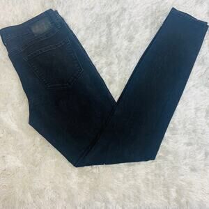 AOS Sharon Black Skinny Kicks Jeans Sz 4 Cut 1542